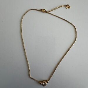 Gold Vintage  Dior necklace
